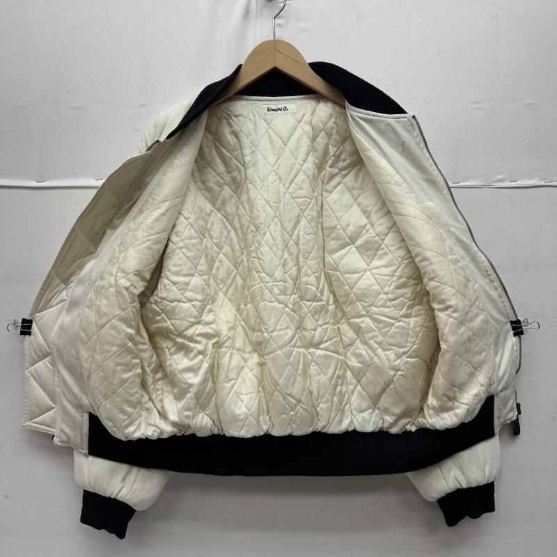 カンサイ ヤマモト KANSAI YAMAMOTO ジャケット、上着 ジャンパー、ブルゾン KANSAI O2 山本寛斎 刺繍 ボンバー ジャケット M 白 / ホワイト / white メンズ USED 古着 中古 50157920