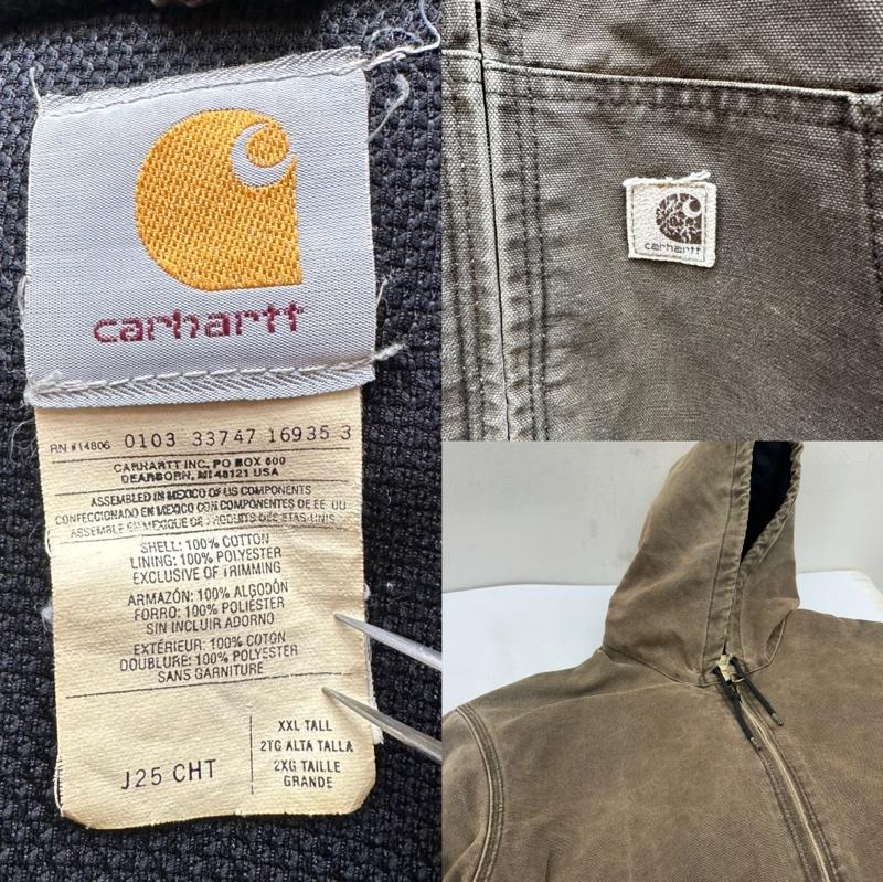 カーハート Carhartt ジャケット、上着 ジャンパー、ブルゾン 00s USA製 アクティブ ジャケット J25 CHT XXL 茶 / ブラウン / brown メンズ USED 古着 中古 50157921