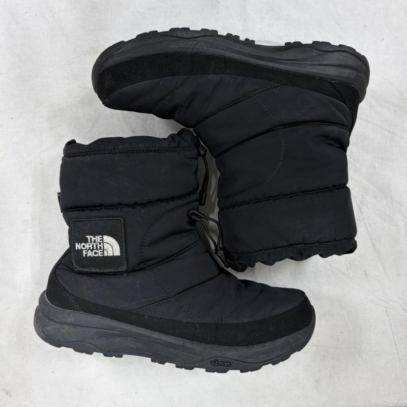 ザノースフェイス THE NORTH FACE ブーツ ショートブーツ 9041729N3X NuptseBootie ヌプシブーツ シューズ THEMOLITE ブーティー スノーブーツ 27.0cm ワンポイント X ロゴ、文字 X 刺繍 黒 / ブラック / black X 白 / ホワイト / white メンズ USED 古着 中古 50157923