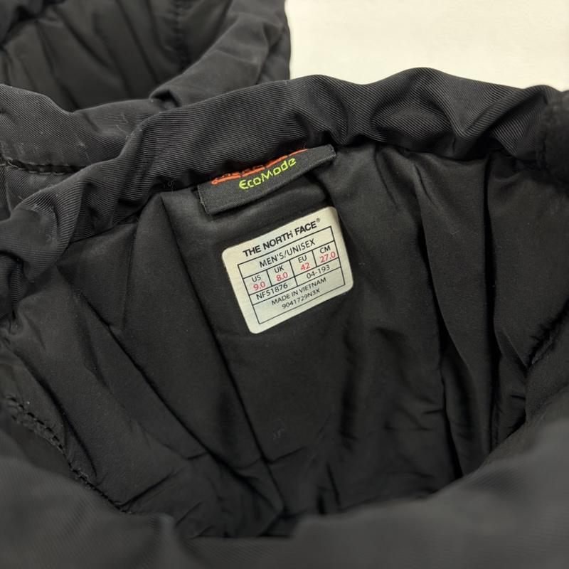 ザノースフェイス THE NORTH FACE ブーツ ショートブーツ 9041729N3X NuptseBootie ヌプシブーツ シューズ THEMOLITE ブーティー スノーブーツ 27.0cm ワンポイント X ロゴ、文字 X 刺繍 黒 / ブラック / black X 白 / ホワイト / white メンズ USED 古着 中古 50157923