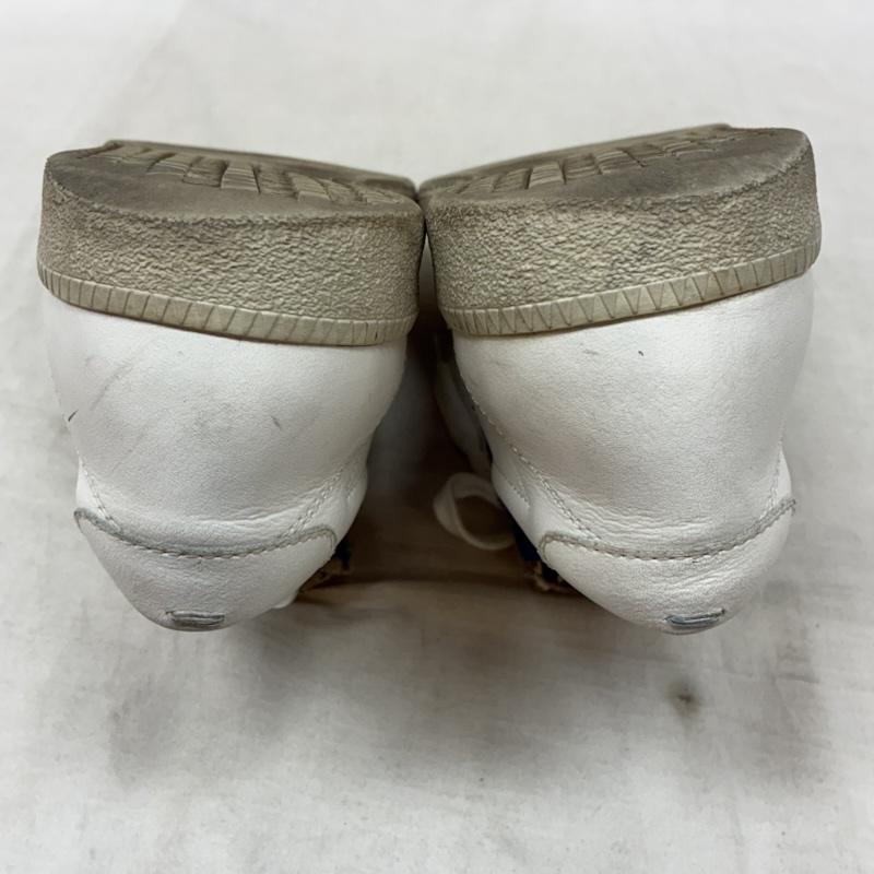 メゾン マルジェラ Maison Margiela スニーカー スニーカー ベルクロ レザー ローカット スニーカー 41 25.5cm 白 / ホワイト / white X 青 / ブルー / blue メンズ USED 古着 中古 50157946
