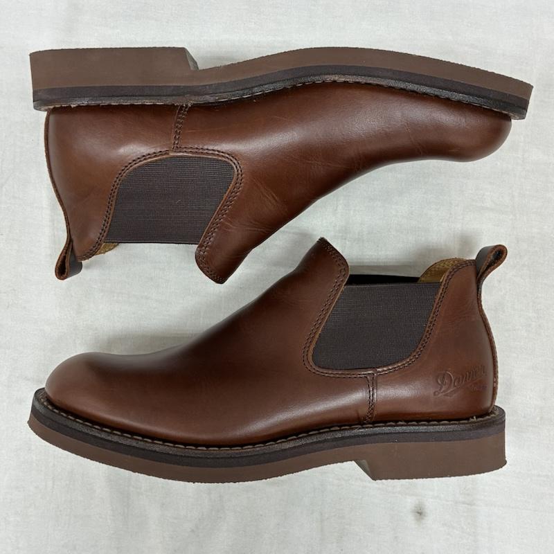 ダナー Danner ブーツ ショートブーツ メイウッド サイドゴア レザー シューズ アンクル ブーツ OIL RESISTING ソール D215006 US：7 茶 / ブラウン / brown メンズ USED 古着 中古 50157952