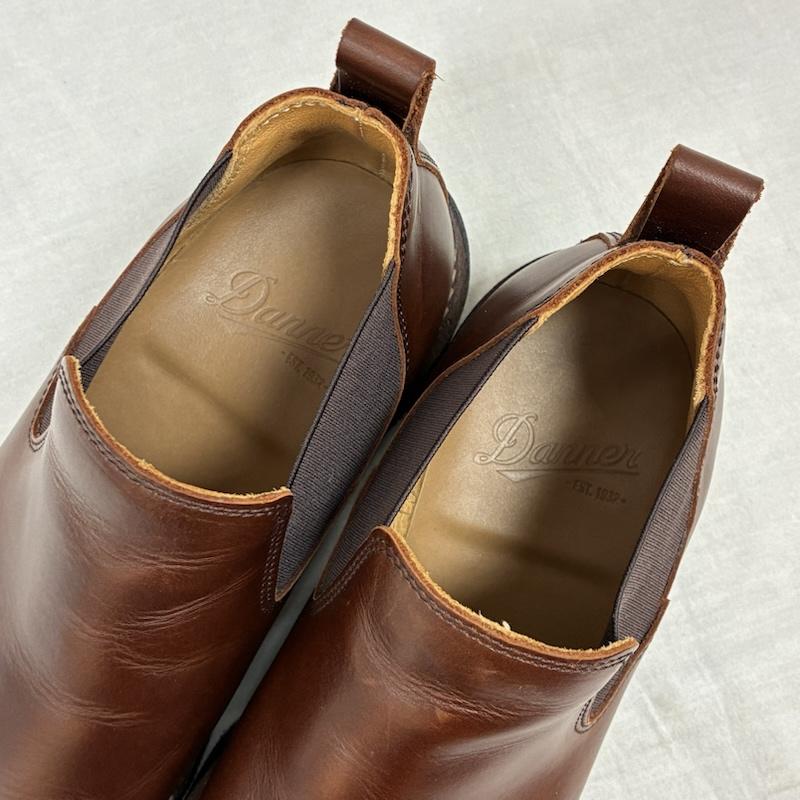 ダナー Danner ブーツ ショートブーツ メイウッド サイドゴア レザー シューズ アンクル ブーツ OIL RESISTING ソール D215006 US：7 茶 / ブラウン / brown メンズ USED 古着 中古 50157952