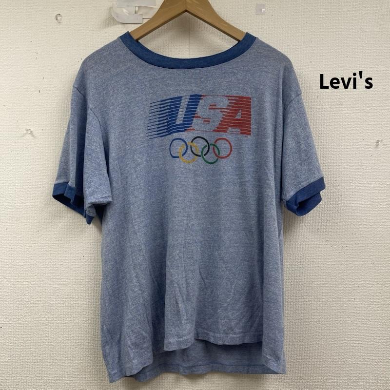 リーバイス Levi s Tシャツ 半袖 80s ロサンゼルス オリンピック リンガー Tシャツ L 水色 / ライトブルー / メンズ USED 古着 中古 50157962