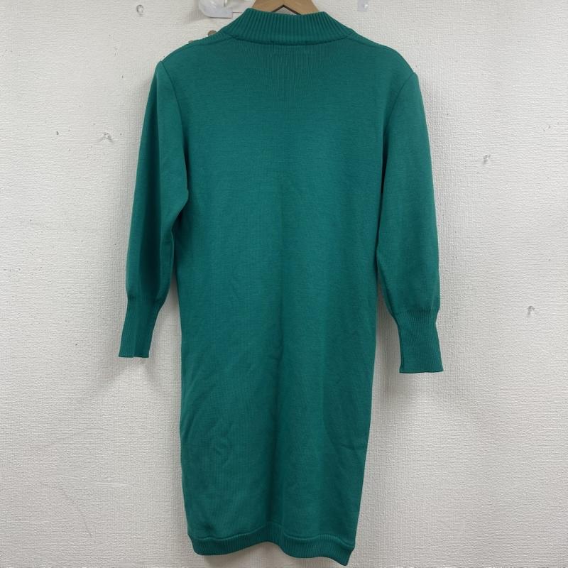 イヴサンローラン Yves Saint Laurent ニット、セーター 長袖 金ボタン ウール ロング カーディガン ニット コート M 緑 / グリーン / green レディース USED 古着 中古 50157963