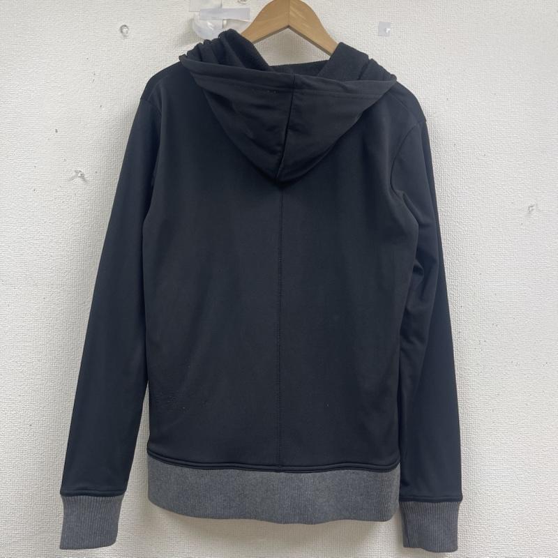 モルガンオム MORGAN HOMME パーカー 長袖 00s ダブルジップ ストレッチ リブ パーカー 黒 / ブラック / black メンズ USED 古着 中古 50157965