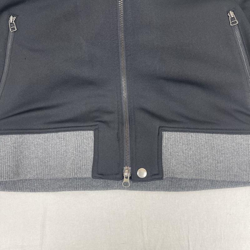 モルガンオム MORGAN HOMME パーカー 長袖 00s ダブルジップ ストレッチ リブ パーカー 黒 / ブラック / black メンズ USED 古着 中古 50157965
