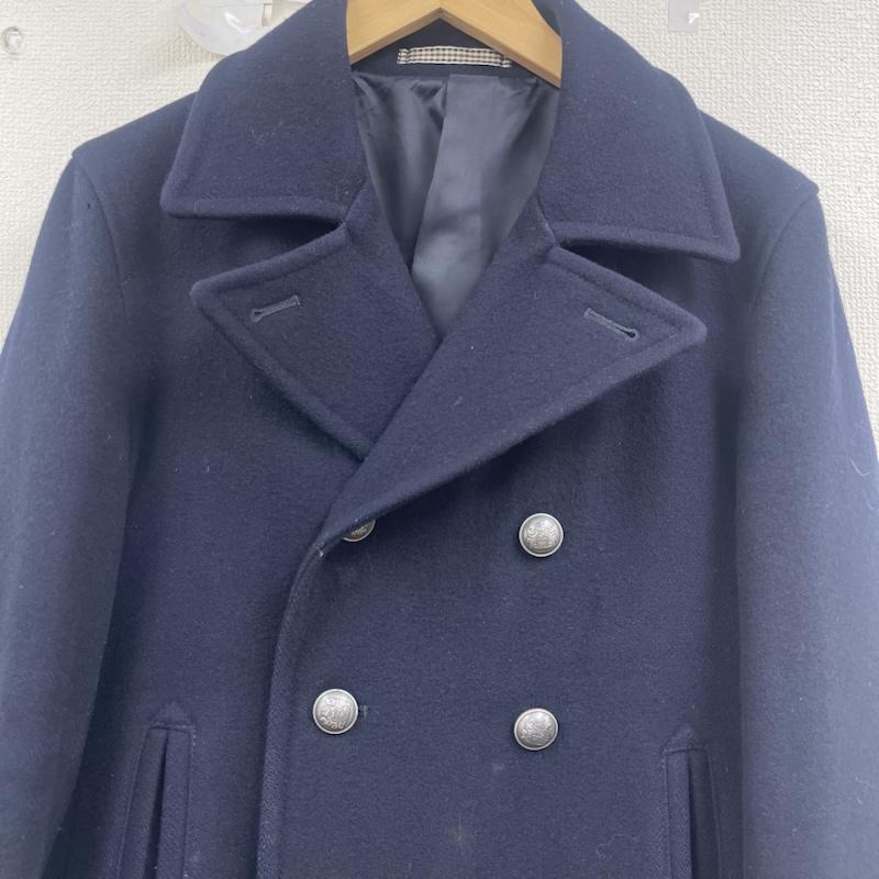 アクアスキュータム Aquascutum コート ピーコート ダブル ブレスト ウール ピーコート アウター M 紺 / ネイビー / navy メンズ USED 古着 中古 50157969