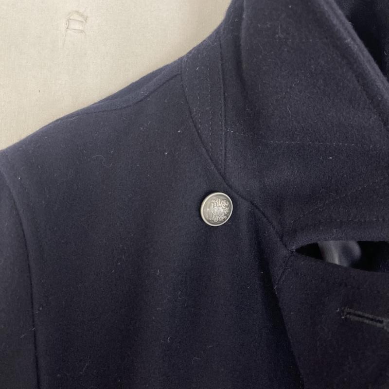 アクアスキュータム Aquascutum コート ピーコート ダブル ブレスト ウール ピーコート アウター M 紺 / ネイビー / navy メンズ USED 古着 中古 50157969