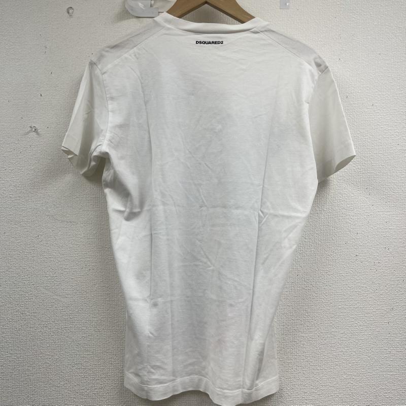 ディースクエアード DSQUARED2 Tシャツ 半袖 ポルトガル製 Chic Dan fit printed Tシャツ S 白 / ホワイト / white メンズ USED 古着 中古 50157974