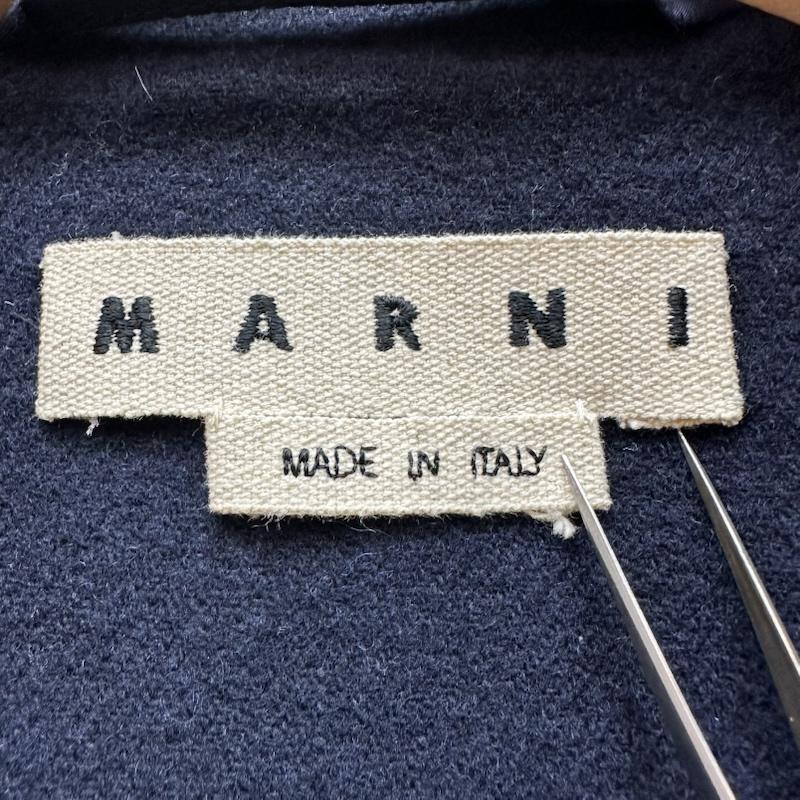 マルニ MARNI ジャケット、上着 ジャンパー、ブルゾン 20AW ウール ダブルフェイス ジップアップ ジャケット JUMU0002A0 44 紺 / ネイビー / navy メンズ USED 古着 中古 50157975