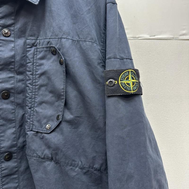 ストーンアイランド STONE ISLAND ジャケット、上着 ジャンパー、ブルゾン 24AW シャツ ジャケット 811511910 M 紺 / ネイビー / navy メンズ USED 古着 中古 50157977