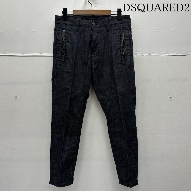 ディースクエアード DSQUARED2 パンツ デニム、ジーンズ 20SS RESIN TREATMENT SKINNY TECHNO JEAN デニム パンツ S74KB0366 44 黒 / ブラック / black メンズ USED 古着 中古 50157978