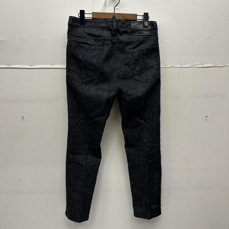 ディースクエアード DSQUARED2 パンツ デニム、ジーンズ 20SS RESIN TREATMENT SKINNY TECHNO JEAN デニム パンツ S74KB0366 44 黒 / ブラック / black メンズ USED 古着 中古 50157978