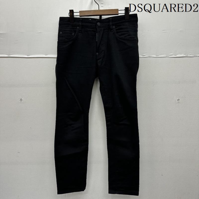 ディースクエアード DSQUARED2 パンツ デニム、ジーンズ Skater Jean ボタンフライ スキニー デニム パンツ S71LB1050 S30564 44 黒 / ブラック / black メンズ USED 古着 中古 50157981
