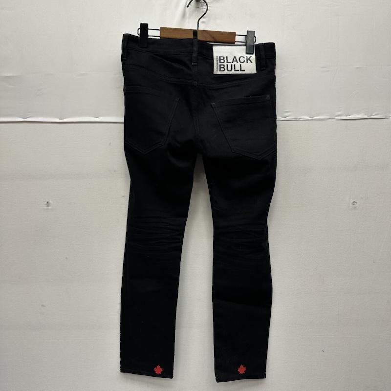 ディースクエアード DSQUARED2 パンツ デニム、ジーンズ Skater Jean ボタンフライ スキニー デニム パンツ S71LB1050 S30564 44 黒 / ブラック / black メンズ USED 古着 中古 50157981