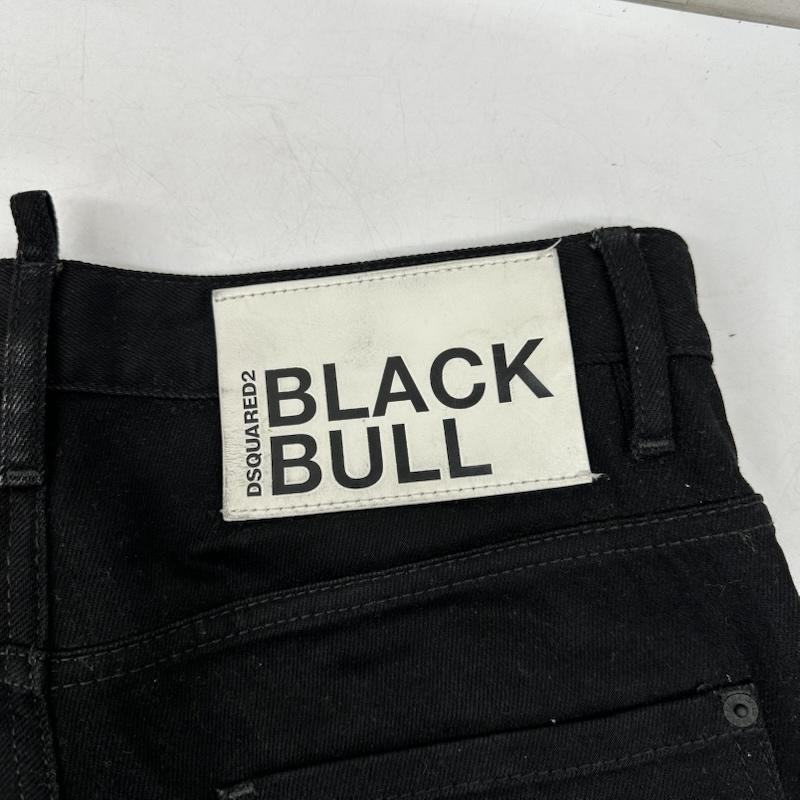 ディースクエアード DSQUARED2 パンツ デニム、ジーンズ Skater Jean ボタンフライ スキニー デニム パンツ S71LB1050 S30564 44 黒 / ブラック / black メンズ USED 古着 中古 50157981