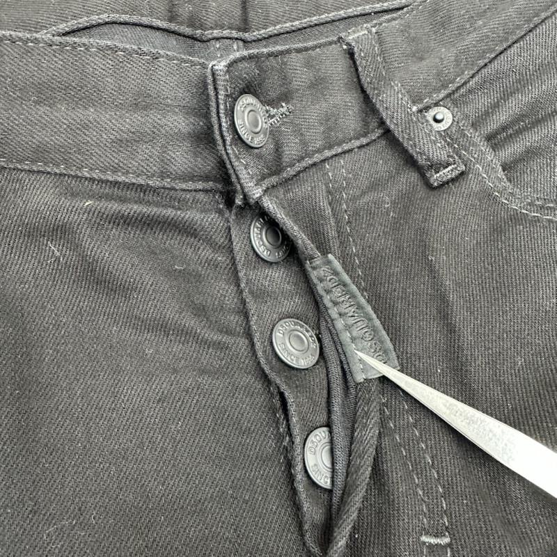 ディースクエアード DSQUARED2 パンツ デニム、ジーンズ Skater Jean ボタンフライ スキニー デニム パンツ S71LB1050 S30564 44 黒 / ブラック / black メンズ USED 古着 中古 50157981