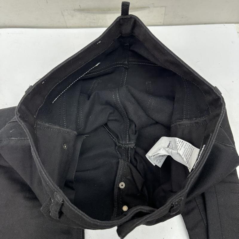 ディースクエアード DSQUARED2 パンツ デニム、ジーンズ Skater Jean ボタンフライ スキニー デニム パンツ S71LB1050 S30564 44 黒 / ブラック / black メンズ USED 古着 中古 50157981