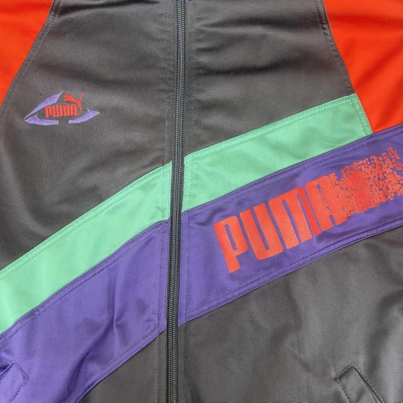 プーマ PUMA ジャケット、上着 ジャンパー、ブルゾン 80s 90s 万国旗タグ ジップ トラック ジャケット M マルチカラー / マルチカラー / multicolor メンズ USED 古着 中古 50158002
