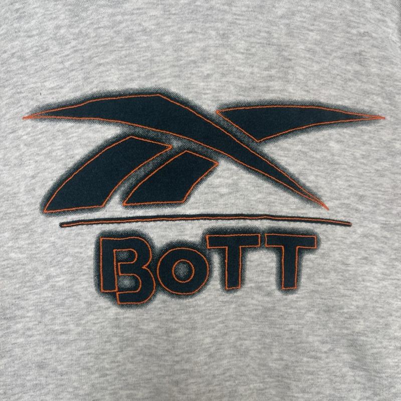 リーボック Reebok パーカー 長袖 BoTT コラボ ロゴ 刺繍 プルオーバー フーディー 灰 / グレー / gray メンズ USED 古着 中古 50158011