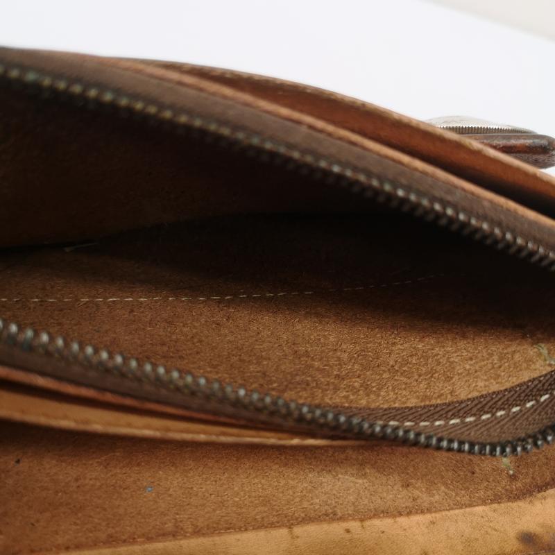 ファニー FUNNY 財布 長財布 レザー ロング ウォレット 長財布 コンチョ - 茶 / ブラウン / brown メンズ USED 古着 中古 50158026