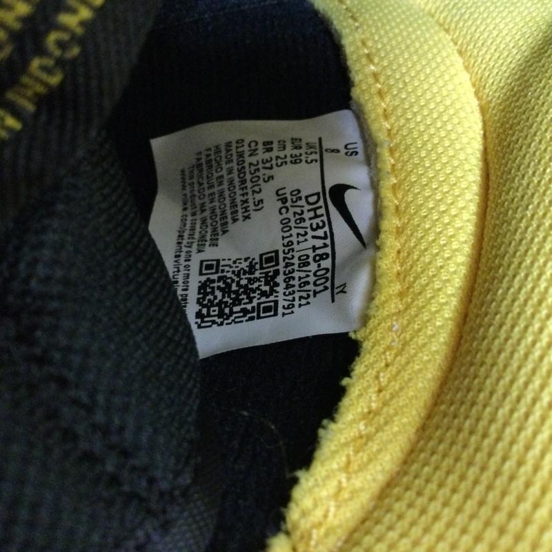 ナイキ NIKE スニーカー スニーカー ナイキ ハイカットスニーカー ダンク ハイ アップ DH3718-001 レディース 25.0cm 黄 / イエロー / yellow X 黒 / ブラック / black レディース USED 古着 中古 50158028