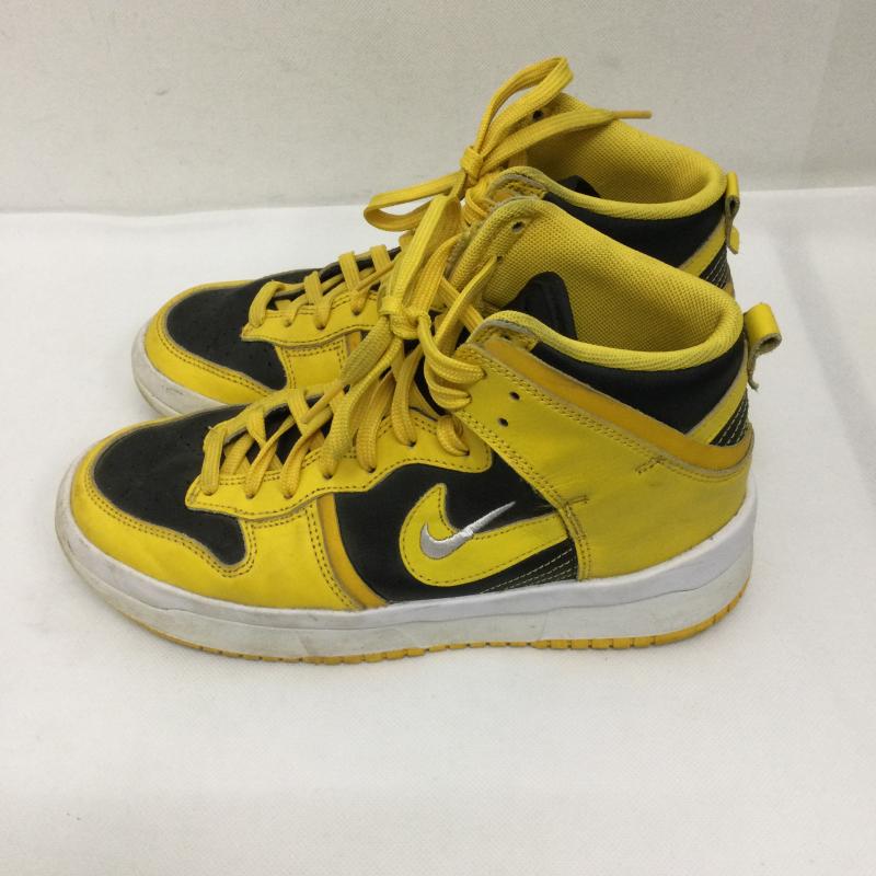 ナイキ NIKE スニーカー スニーカー ナイキ ハイカットスニーカー ダンク ハイ アップ DH3718-001 レディース 25.0cm 黄 / イエロー / yellow X 黒 / ブラック / black レディース USED 古着 中古 50158028