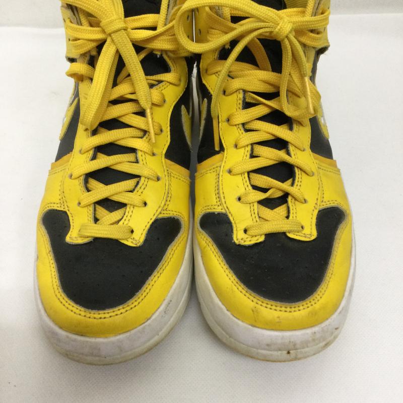 ナイキ NIKE スニーカー スニーカー ナイキ ハイカットスニーカー ダンク ハイ アップ DH3718-001 レディース 25.0cm 黄 / イエロー / yellow X 黒 / ブラック / black レディース USED 古着 中古 50158028