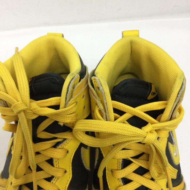 ナイキ NIKE スニーカー スニーカー ナイキ ハイカットスニーカー ダンク ハイ アップ DH3718-001 レディース 25.0cm 黄 / イエロー / yellow X 黒 / ブラック / black レディース USED 古着 中古 50158028