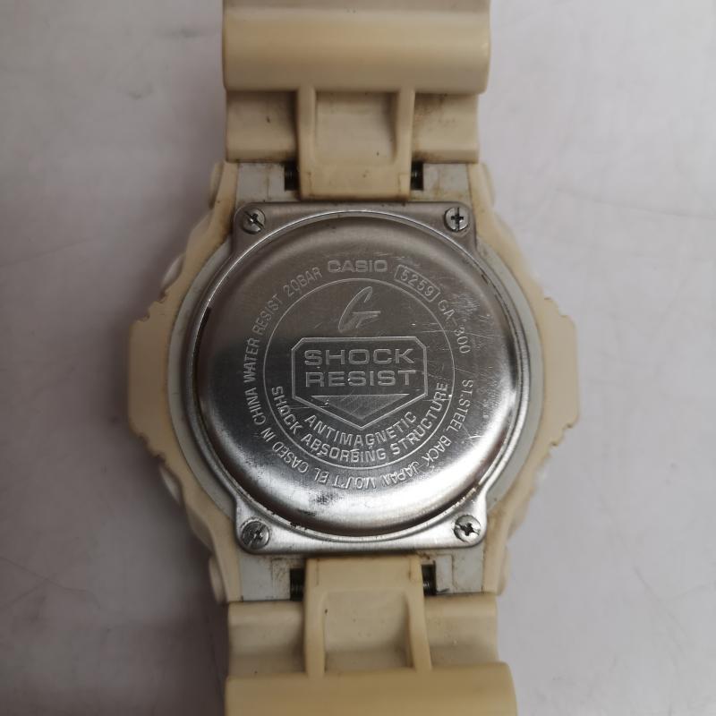 ジーショック G-SHOCK 腕時計 デジタル CASIO カシオ GA-300 アナデジ 腕時計 - 白 / ホワイト / white メンズ USED 古着 中古 50158039