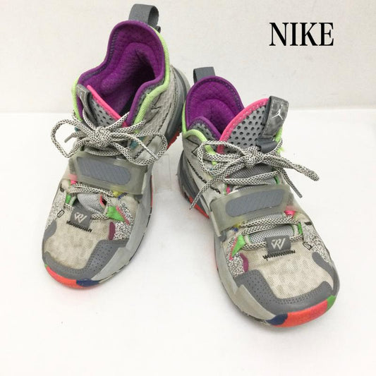 ナイキ NIKE スニーカー スニーカー NIKE ナイキ CD5804-100 エアジョーダン Why Not Zer0.3 BG Cool Grey 24.5cm 灰 / グレー / gray レディース USED 古着 中古 50158040