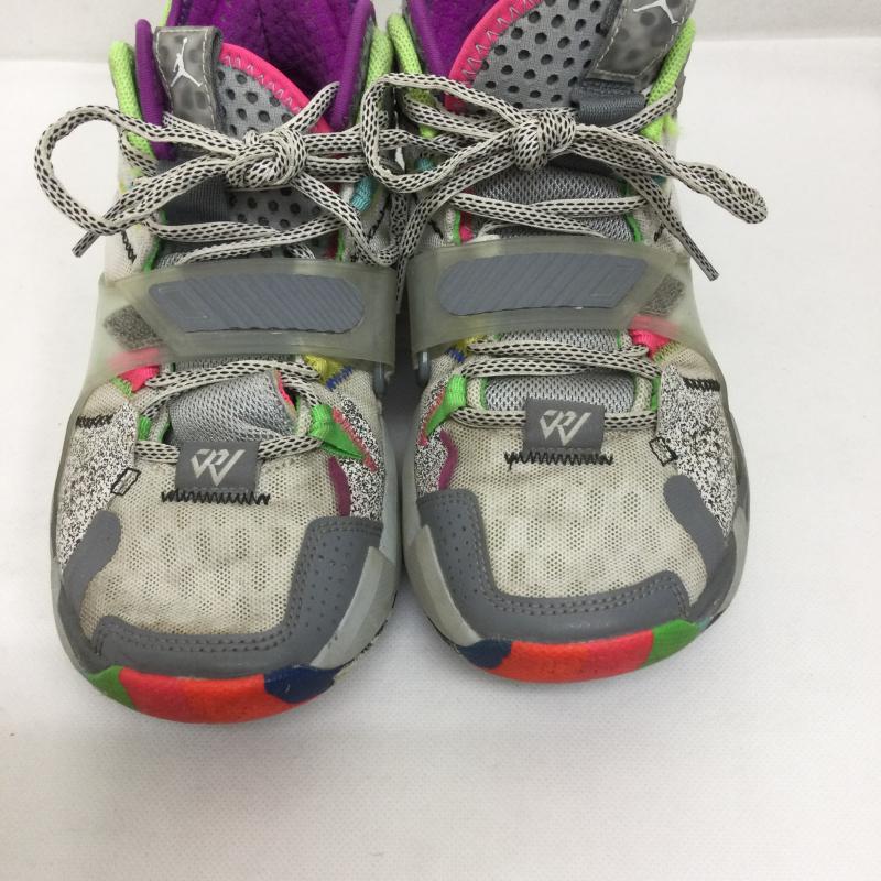 ナイキ NIKE スニーカー スニーカー NIKE ナイキ CD5804-100 エアジョーダン Why Not Zer0.3 BG Cool Grey 24.5cm 灰 / グレー / gray レディース USED 古着 中古 50158040