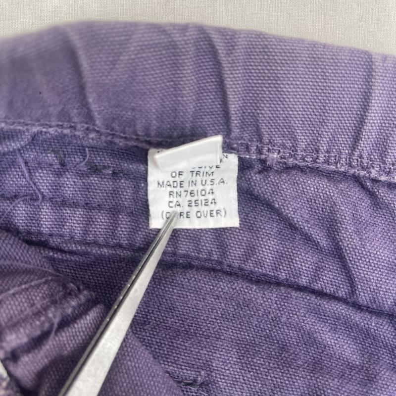 グラミチ GRAMICCI パンツ ワークパンツ、ペインターパンツ USA製 クライミング ワーク パンツ ナス紺系 S 紫 / パープル / purple レディース USED 古着 中古 50158066