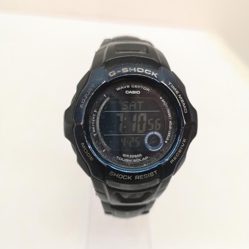 ジーショック G-SHOCK 腕時計 デジタル CASIO THE G BLACK FORCE 腕時計 GW-700BDJ 電波ソーラー タフソーラー デジタル - 黒 / ブラック / black メンズ USED 古着 中古 50158067