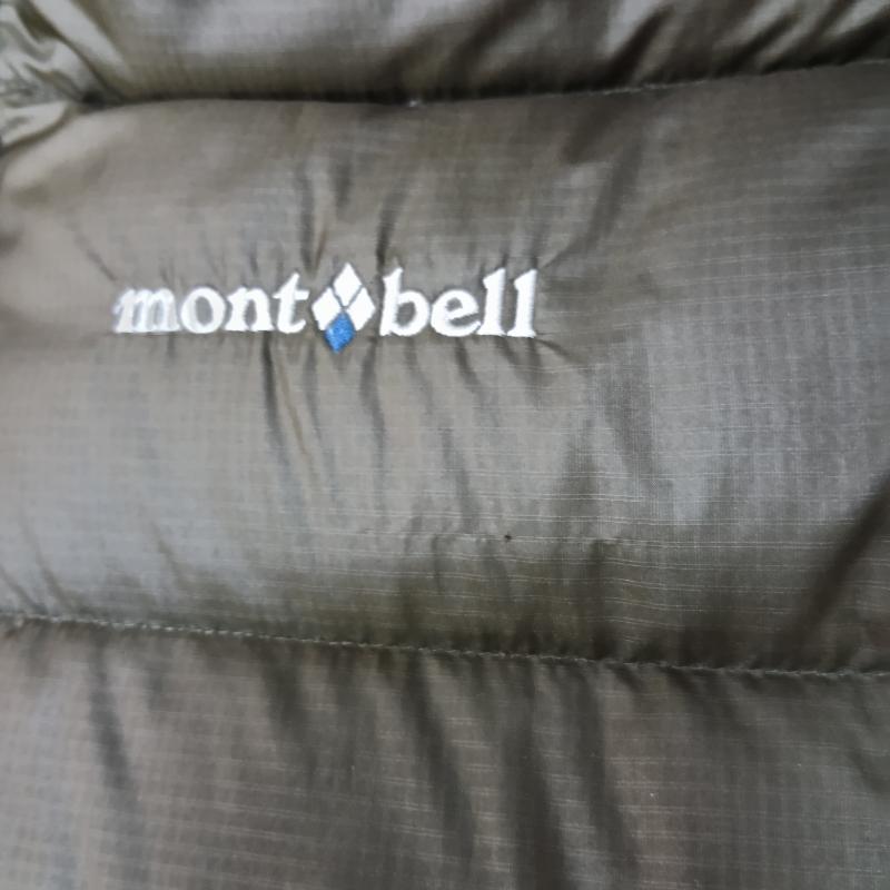 モンベル mont-bell ジャケット、上着 ダウンジャケット 1101430 ライトアルパイン ダウンパーカ カーキグリーン S S ロゴ、文字 カーキオリーブ / カーキオリーブ / メンズ USED 古着 中古 50158078
