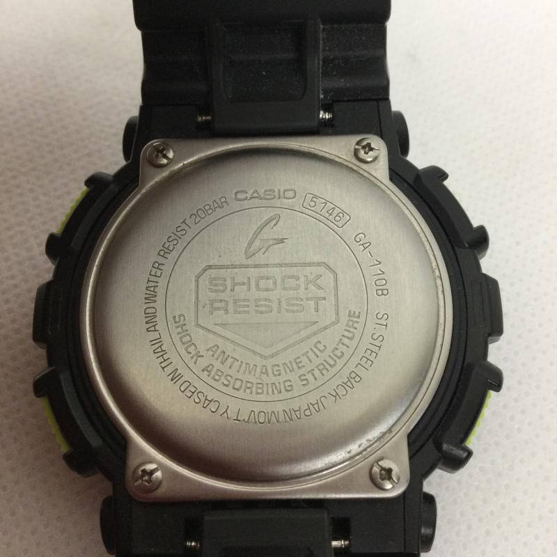 ジーショック G-SHOCK 腕時計 デジタル CASIO カシオ G-SHOCK Gショック ジーショック GA-110B - 黒 / ブラック / black メンズ USED 古着 中古 50158084