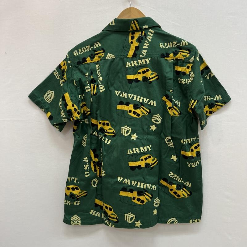 サンサーフ SUN SURF シャツ、ブラウス 半袖 SS39279 コットン ヘリンボーン アロハシャツ S オリーブグリーン / オリーブグリーン / メンズ USED 古着 中古 50158090