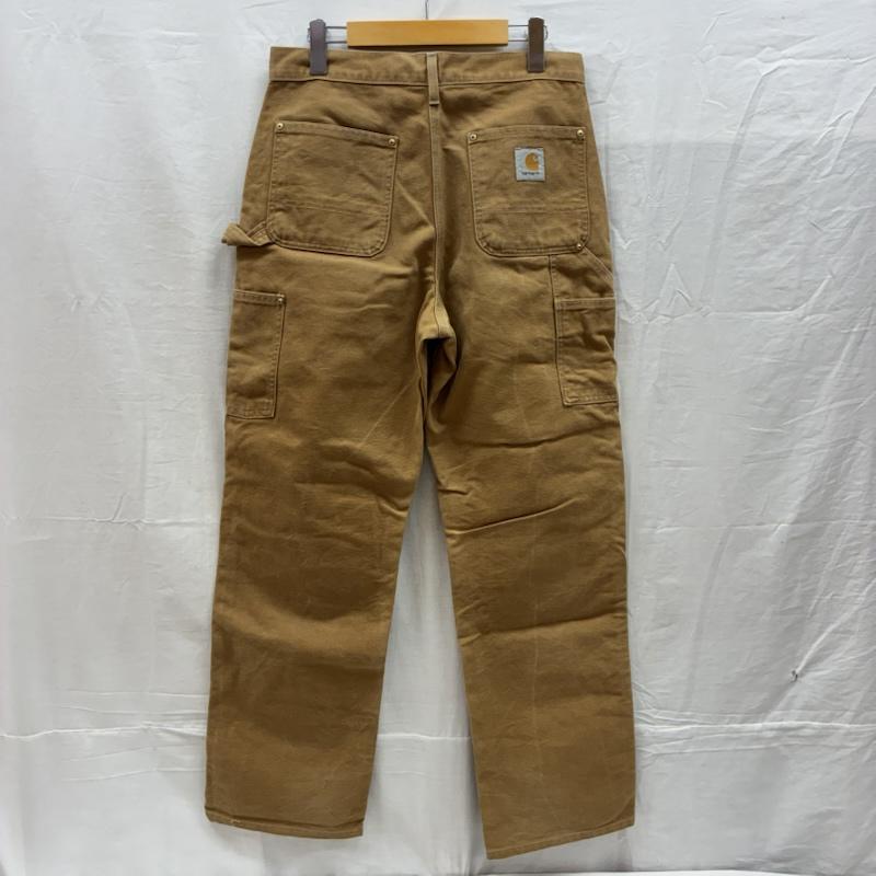 カーハート Carhartt パンツ ワークパンツ、ペインターパンツ ダブルニー ダック ワーク ペインター パンツ B01 BRN - ワンポイント X ロゴ、文字 メンズ USED 古着 中古 50158105