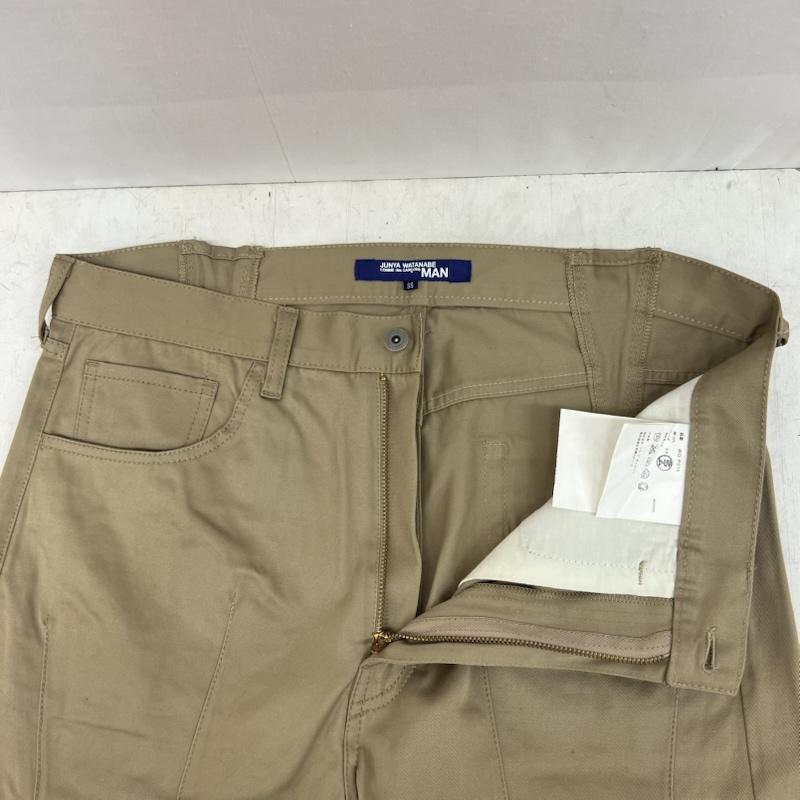 コムデギャルソン・ジュンヤワタナベマン COMME des GARCONS JUNYA WATANABE MAN ボトムス ボトムス WQ-P070 コットン ブーツカット フレア パンツ SS - ベージュ / ベージュ / beige メンズ USED 古着 中古 50158110