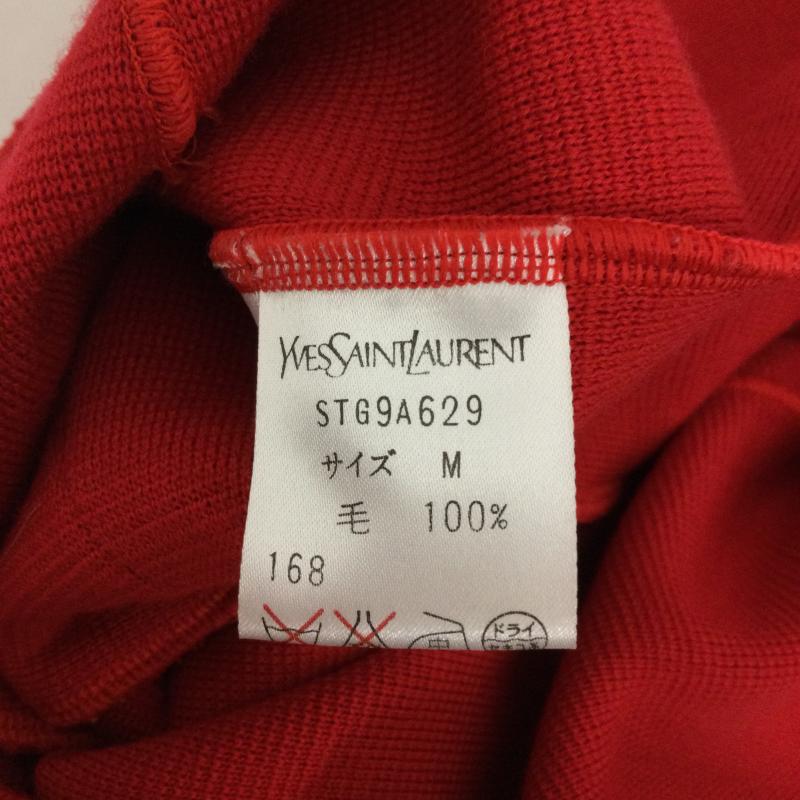 イヴサンローラン Yves Saint Laurent ジャケット、上着 ジャケット、ブレザー Yves saint Laurent イヴサンローラン　ウールニットジャケット ウール100% M 無地 赤 / レッド / red レディース USED 古着 中古 50158116