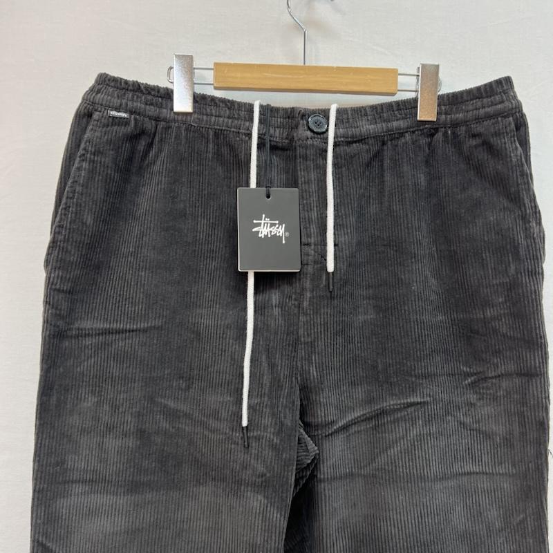 ステューシー STUSSY ボトムス ボトムス コーデュロイ イージーパンツ ウォッシュドブラック 36インチ メンズ USED 古着 中古 50158117