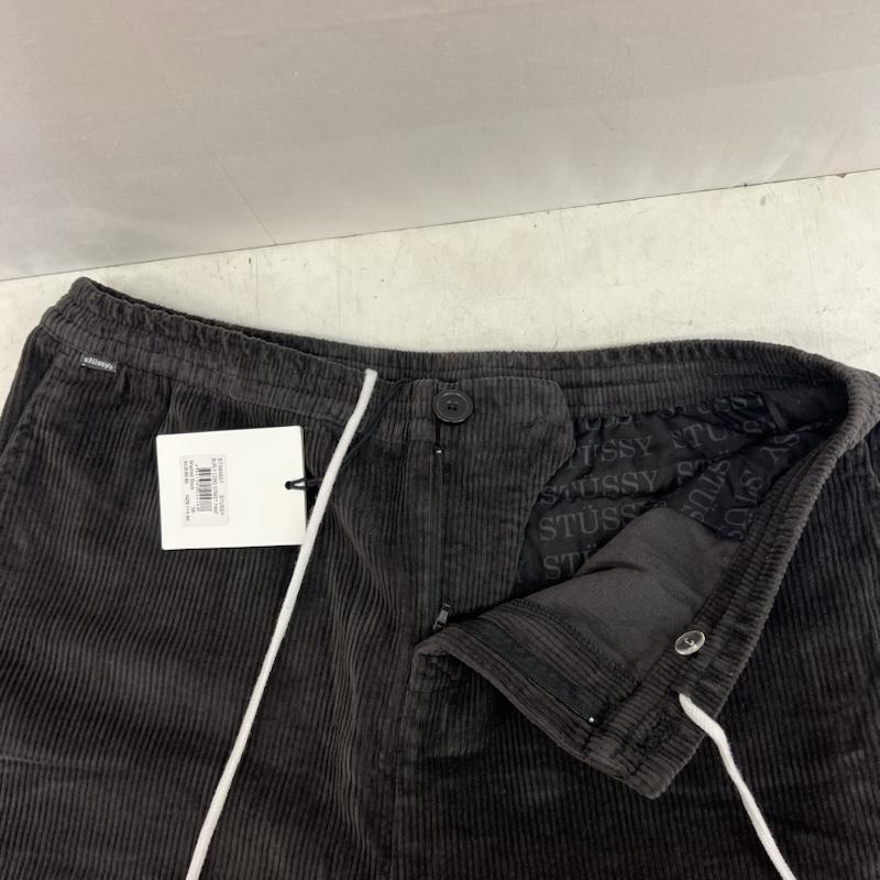 ステューシー STUSSY ボトムス ボトムス コーデュロイ イージーパンツ ウォッシュドブラック 36インチ メンズ USED 古着 中古 50158117