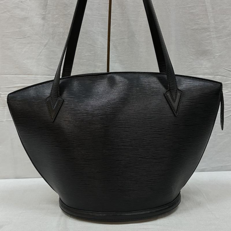 ルイヴィトン LOUIS VUITTON ショルダーバッグ ショルダーバッグ M52262 エピ サンジャック ショッピング 肩掛け レザー ショルダーバッグ 90s 94年 フランス製 - ワンポイント X ロゴ、文字 黒 / ブラック / black レディース USED 古着 中古 50158118