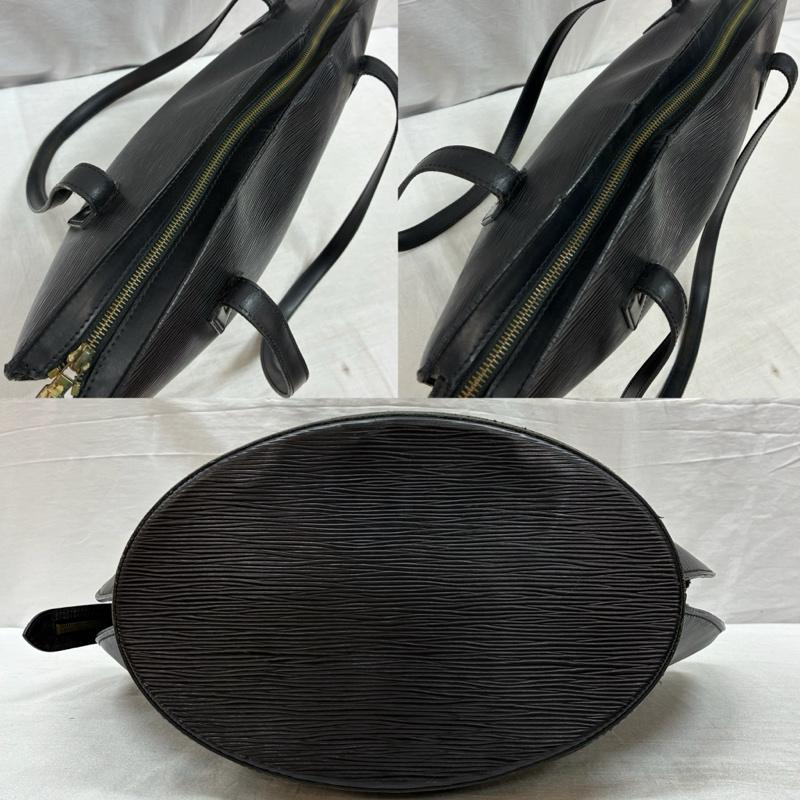 ルイヴィトン LOUIS VUITTON ショルダーバッグ ショルダーバッグ M52262 エピ サンジャック ショッピング 肩掛け レザー ショルダーバッグ 90s 94年 フランス製 - ワンポイント X ロゴ、文字 黒 / ブラック / black レディース USED 古着 中古 50158118