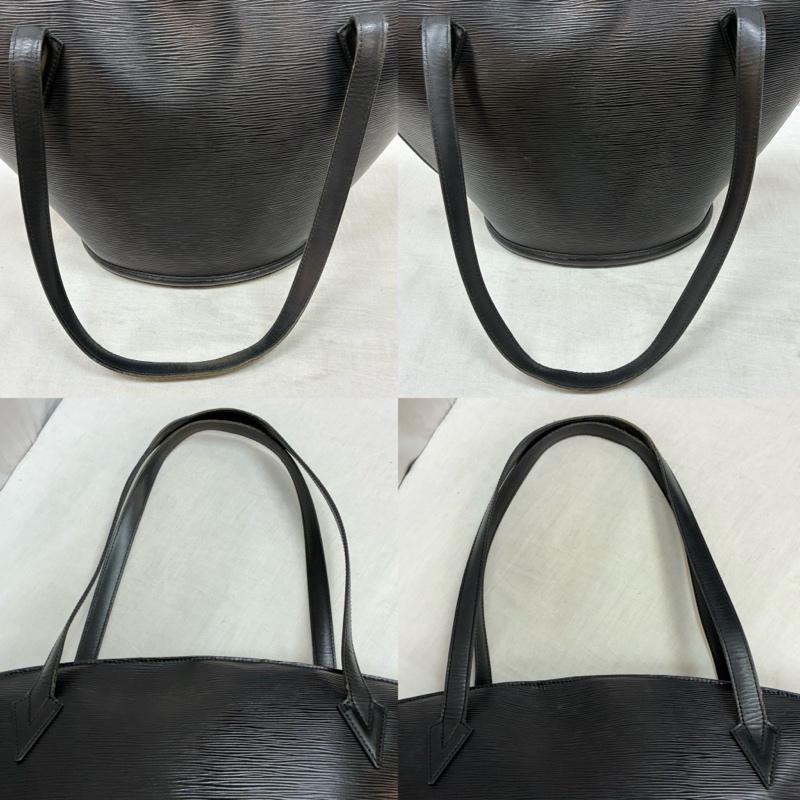 ルイヴィトン LOUIS VUITTON ショルダーバッグ ショルダーバッグ M52262 エピ サンジャック ショッピング 肩掛け レザー ショルダーバッグ 90s 94年 フランス製 - ワンポイント X ロゴ、文字 黒 / ブラック / black レディース USED 古着 中古 50158118