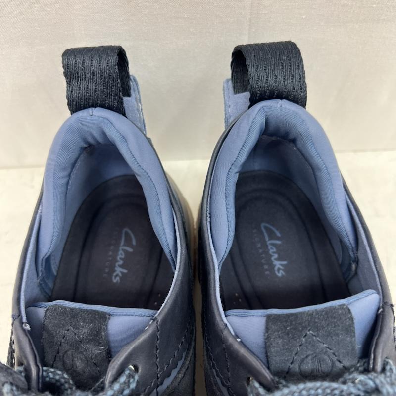 クラークス Clarks スニーカー スニーカー Somerset Lace サマセットレース UK：8 紺 / ネイビー / navy メンズ USED 古着 中古 50158126