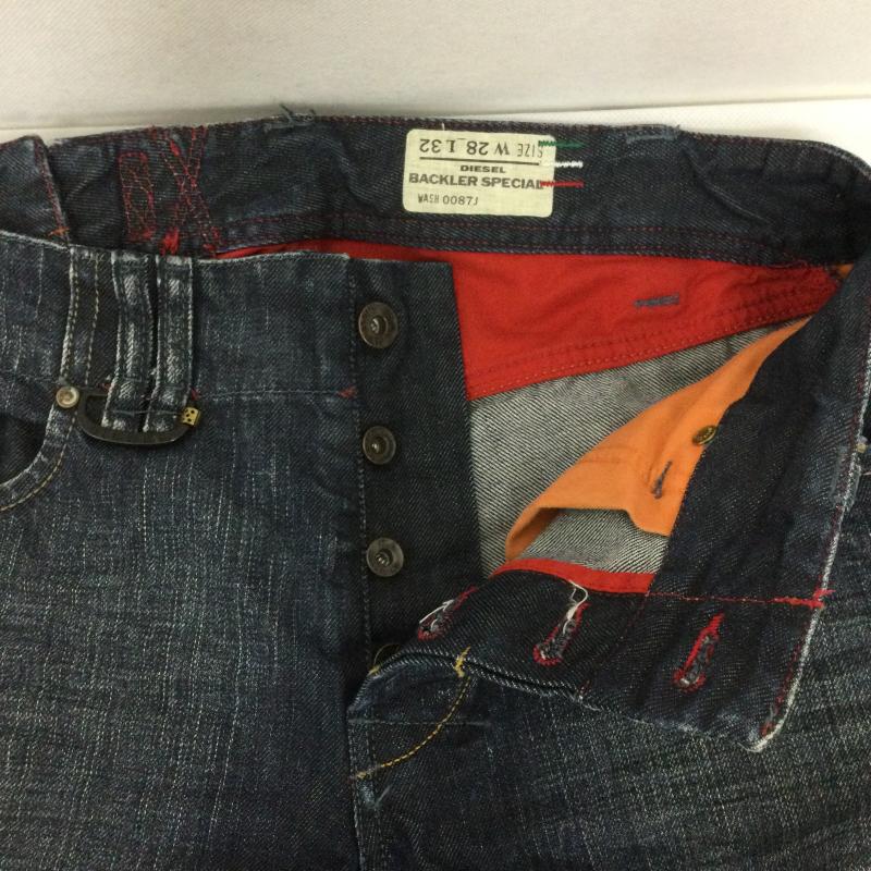 ディーゼル DIESEL パンツ デニム、ジーンズ ディーゼル DIESEL BACKLER SPECIAL デニムパンツ ジーンズ 28インチ 無地 インディゴ / インディゴ / Indigo メンズ USED 古着 中古 50158131