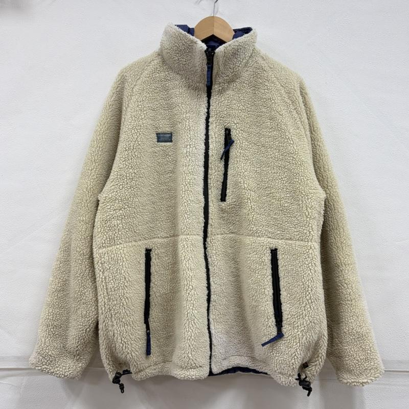 ダブルタップス WTAPS ジャケット、上着 ジャンパー、ブルゾン リバーシブル ボア ナイロン ブルゾン 40%uparmored フルジップ 初期 日本製 FREE 無地 X ワンポイント X ロゴ、文字 紺 / ネイビー / navy X アイボリー / アイボリー / メンズ USED 古着 中古 50158133