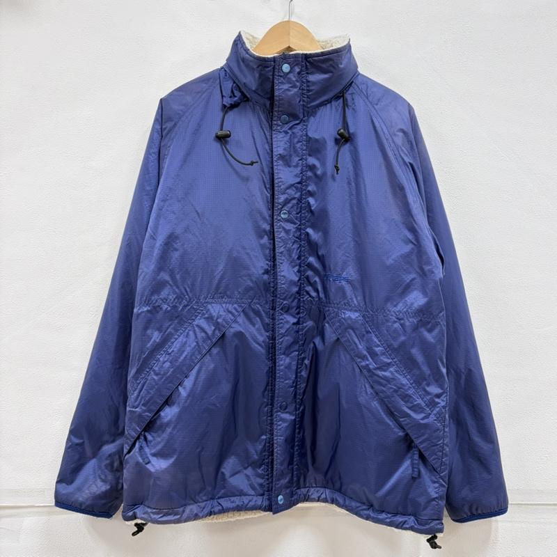 ダブルタップス WTAPS ジャケット、上着 ジャンパー、ブルゾン リバーシブル ボア ナイロン ブルゾン 40%uparmored フルジップ 初期 日本製 FREE 無地 X ワンポイント X ロゴ、文字 紺 / ネイビー / navy X アイボリー / アイボリー / メンズ USED 古着 中古 50158133